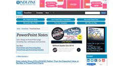 Desktop Screenshot of notes.indezine.com